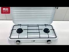 2-burner Tabletop Cooktop For Household And Outdoor Camping Aluminum Material Two Cooking Hob