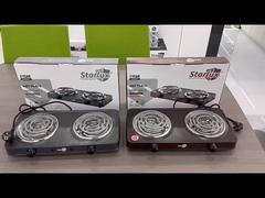 2 Burner electric stove 2000W hot plate